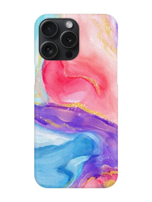 Watercolor Gradient Snap Case for Apple Iphone 15 Pro Max