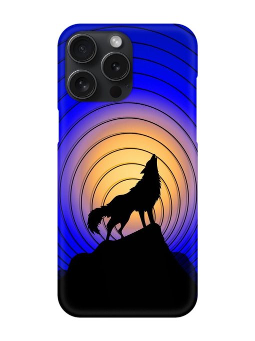 Fox Roaring Design Snap Case for Apple Iphone 15 Pro Max Zapvi