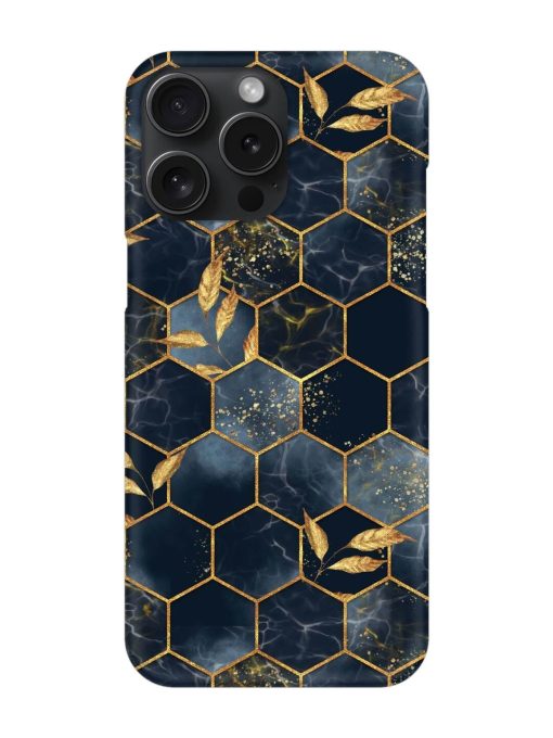 Marble Hexagon Seamless Snap Case for Apple Iphone 15 Pro Max Zapvi