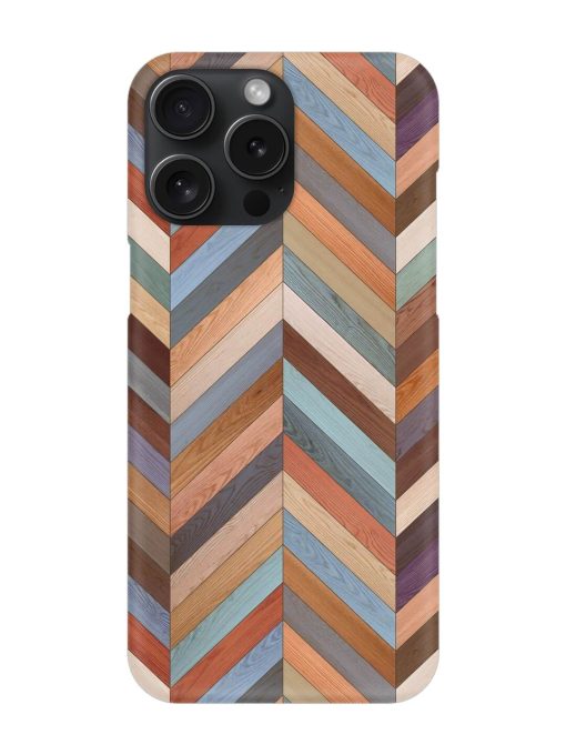 Seamless Wood Parquet Snap Case for Apple Iphone 15 Pro Max Zapvi