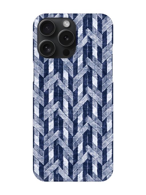 Abstract Herringbone Motif Snap Case for Apple Iphone 15 Pro Max Zapvi