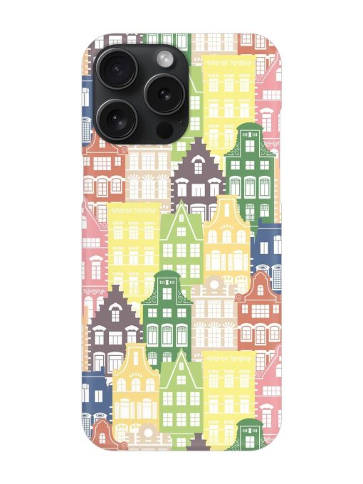 Seamless Shapes Pattern Snap Case for Apple Iphone 15 Pro Max Zapvi