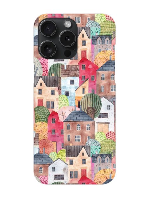 Abstract Seamless Pattern Snap Case for Apple Iphone 15 Pro Max Zapvi