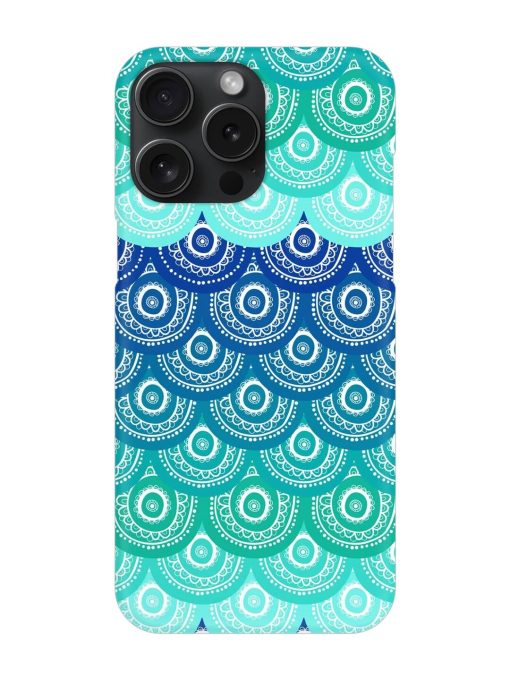 Ethnic Seamless Pattern Snap Case for Apple Iphone 15 Pro Max Zapvi