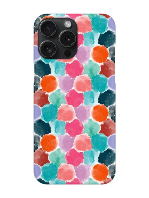 Colorful Seamless Pattern Snap Case for Apple Iphone 15 Pro Max Zapvi