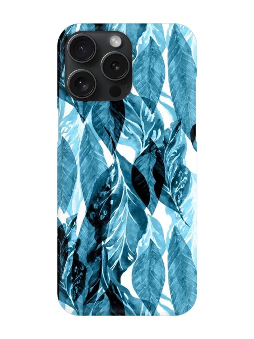 Leaves Pattern Jungle Snap Case for Apple Iphone 15 Pro Max Zapvi