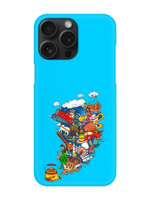 Vector Design Indian Snap Case for Apple Iphone 15 Pro Max Zapvi