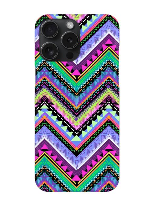 Tribal Aztec Print Snap Case for Apple Iphone 15 Pro Max Zapvi