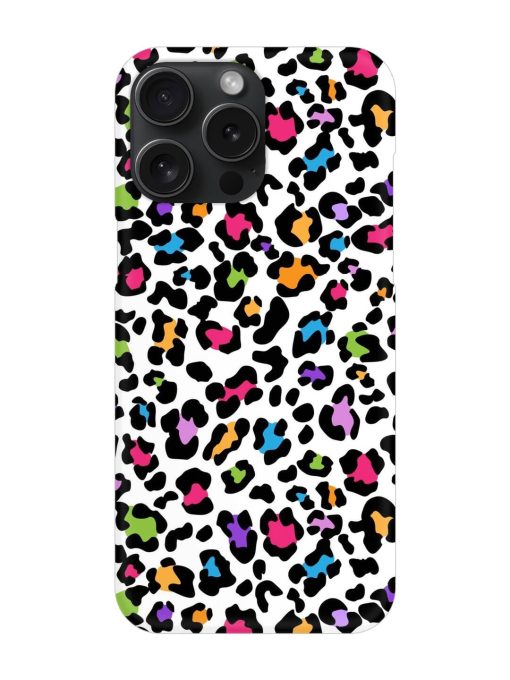 Seamless Leopard Pattern Snap Case for Apple Iphone 15 Pro Max Zapvi