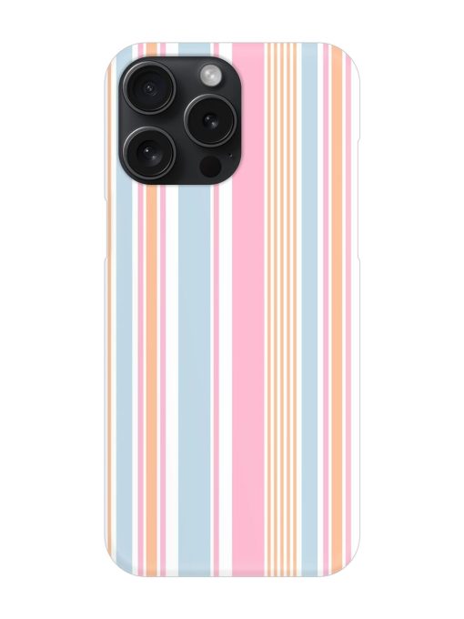 Stripe Seamless Pattern Snap Case for Apple Iphone 15 Pro Max Zapvi