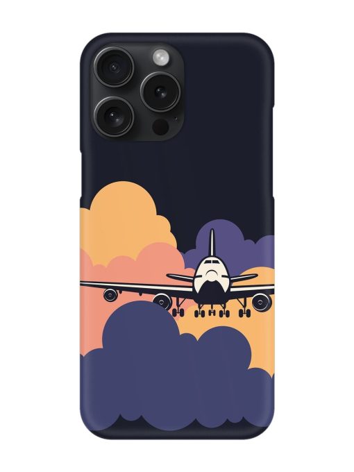 Aeroplane vector Snap Case for Apple Iphone 15 Pro Max Zapvi