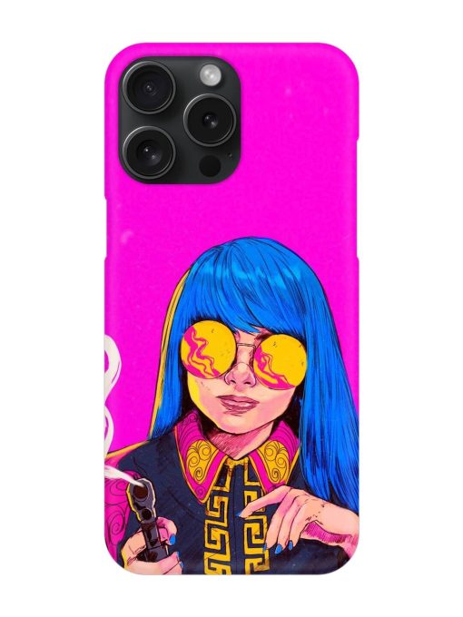 Aesthetic Anime Girl Snap Case for Apple Iphone 15 Pro Max Zapvi