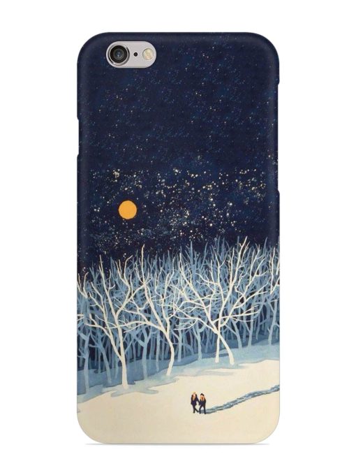 Full Moon Snowshoe Tour Snap Case for Apple Iphone 6 Zapvi