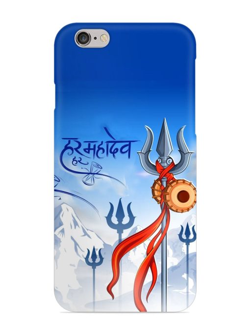 Har Har Mahadev Trishul Snap Case for Apple Iphone 6 Zapvi