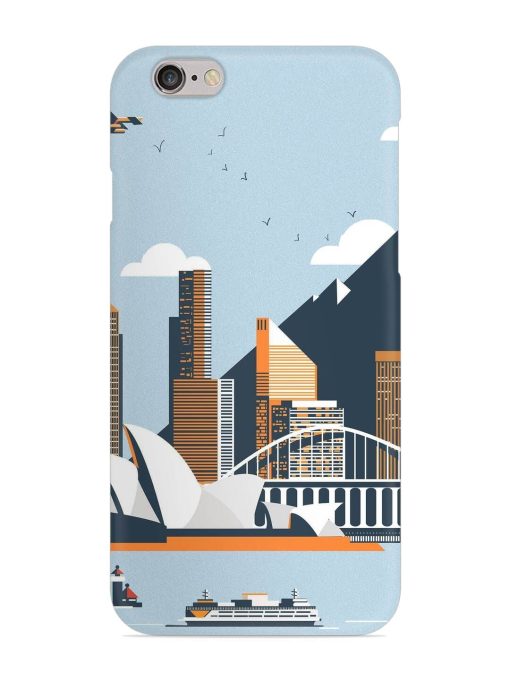 Sydney Opera Landscape Snap Case for Apple Iphone 6 Zapvi