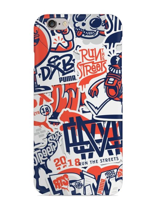 Run The Street Snap Case for Apple Iphone 6 Zapvi