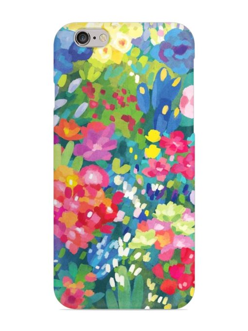 Watercolor Flower Art Snap Case for Apple Iphone 6