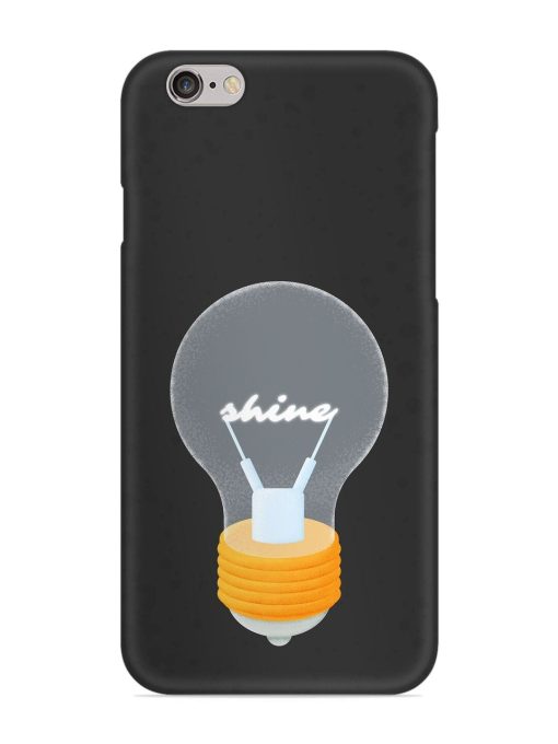 Bulb Background Snap Case for Apple Iphone 6 Zapvi