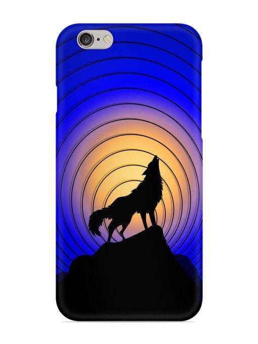 Fox Roaring Design Snap Case for Apple Iphone 6 Zapvi