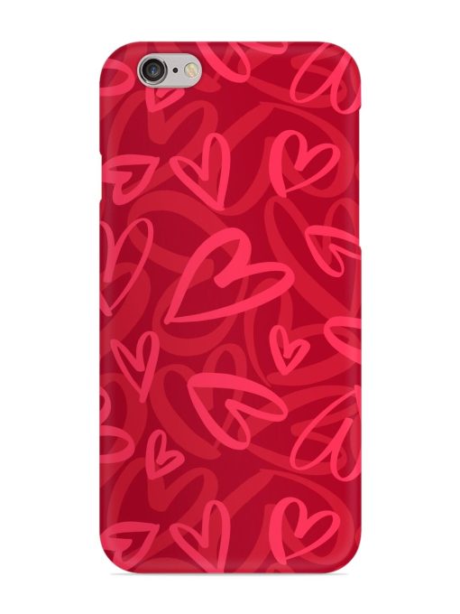 Seamless Romantic Pattern Snap Case for Apple Iphone 6 Zapvi