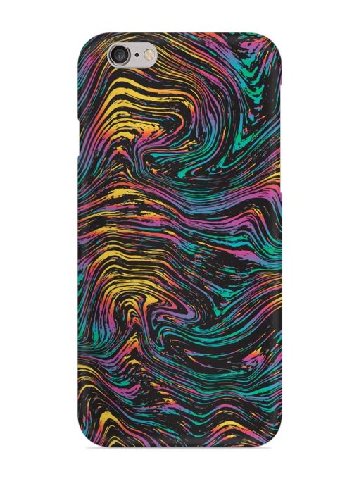 Abstract Liquid Colors Snap Case for Apple Iphone 6 Zapvi