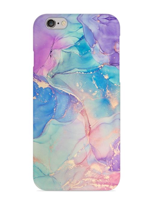 Alcohol Ink Colors Snap Case for Apple Iphone 6 Zapvi