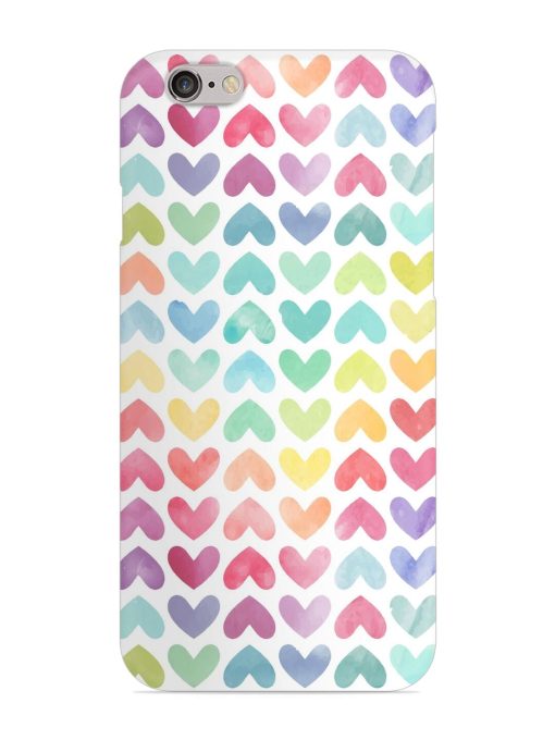 Seamless Colorful Watercolor Snap Case for Apple Iphone 6 Zapvi