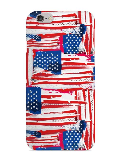 Usa Flag Seamless Snap Case for Apple Iphone 6