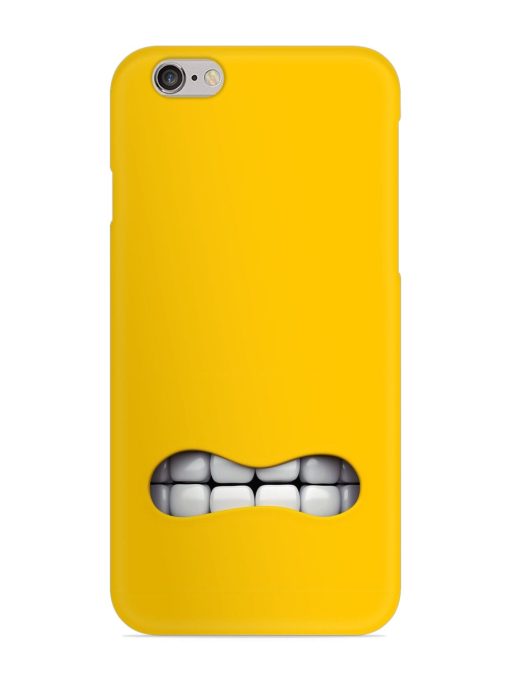 Mouth Character On Snap Case for Apple Iphone 6 Zapvi