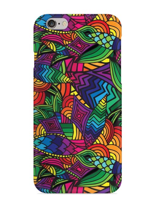 Abstract Multicolor Seamless Snap Case for Apple Iphone 6