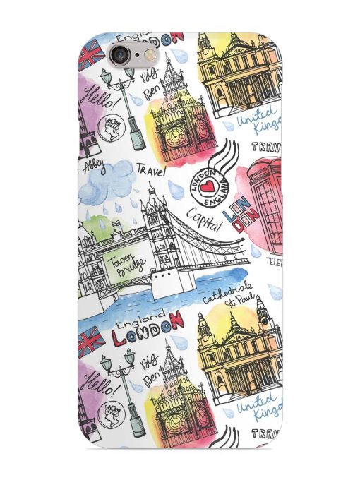 Vector London Landmark Snap Case for Apple Iphone 6