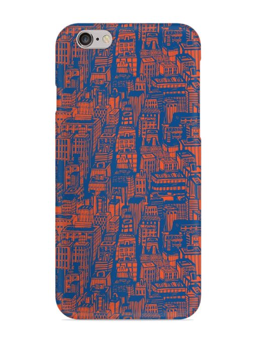 Hand Drawn Seamless Snap Case for Apple Iphone 6 Zapvi