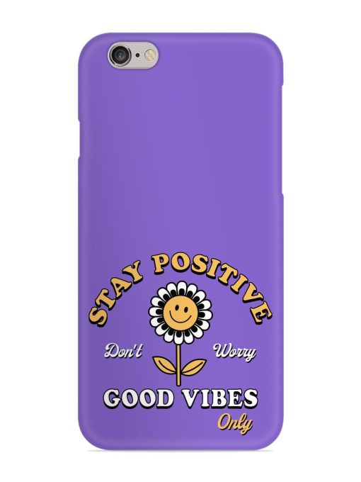 Retro Positive Flower Snap Case for Apple Iphone 6 Zapvi