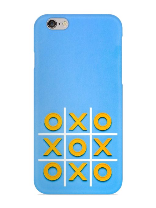 Yellow Plastic Crosses Snap Case for Apple Iphone 6 Zapvi