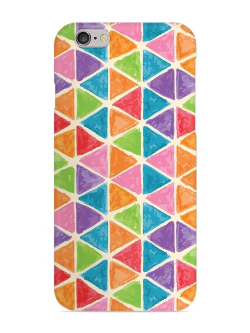 Seamless Colorful Isometric Snap Case for Apple Iphone 6 Zapvi