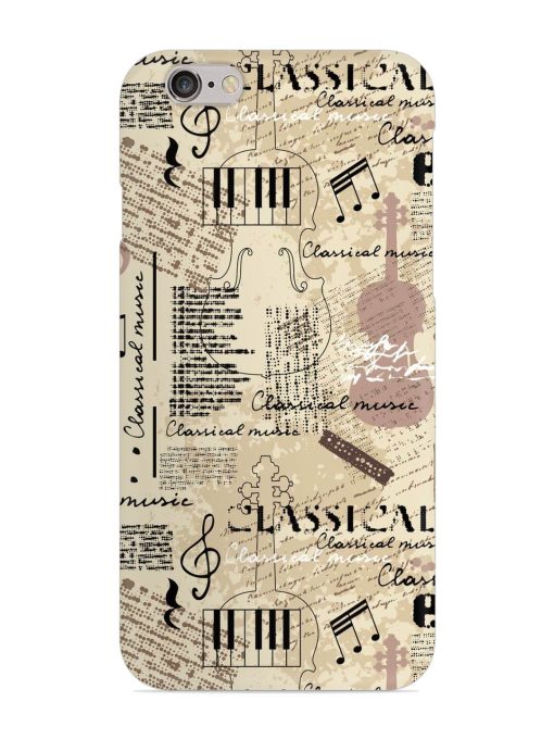 Classical Music Lpattern Snap Case for Apple Iphone 6 Zapvi