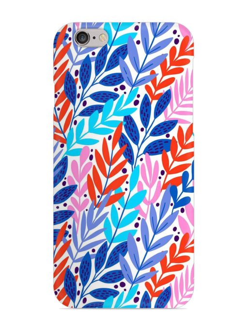 Bright Floral Tropical Snap Case for Apple Iphone 6 Zapvi