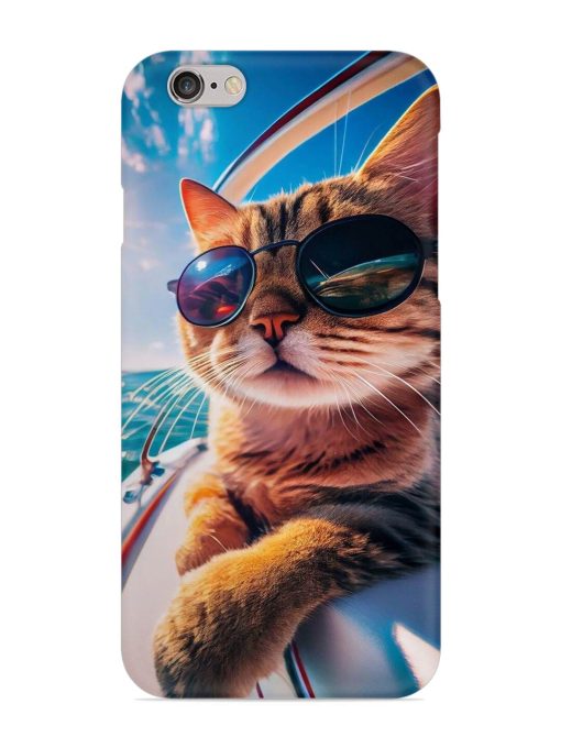 Cat In Style Snap Case for Apple Iphone 6 Zapvi