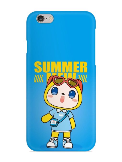 Summer Mew Cartoon Snap Case for Apple Iphone 6 Zapvi