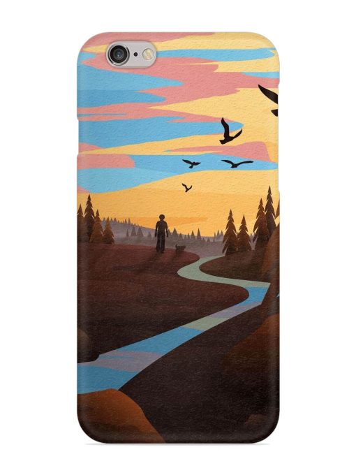 Natural Landscape Art Snap Case for Apple Iphone 6 Zapvi