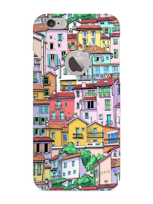 Europe Old Town Snap Case for Apple Iphone 6 (Logo Cut)