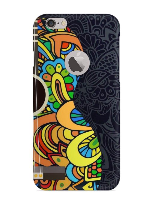 Guitar Vector Art Snap Case for Apple Iphone 6 (Logo Cut) Zapvi