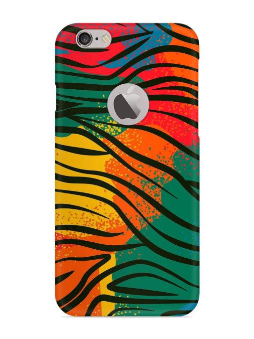 Bright Colorful Snap Case for Apple Iphone 6 (Logo Cut) Zapvi