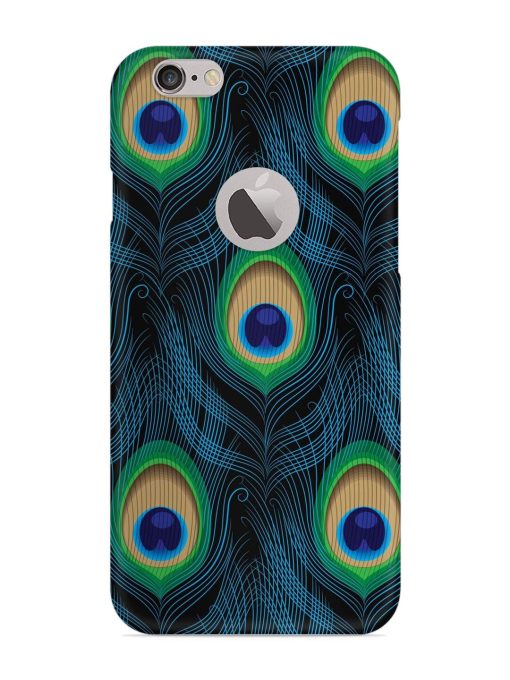 Seamless Pattern Peacock Snap Case for Apple Iphone 6 (Logo Cut) Zapvi