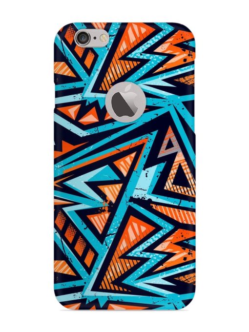 Abstract Seamless Grunge Snap Case for Apple Iphone 6 (Logo Cut) Zapvi