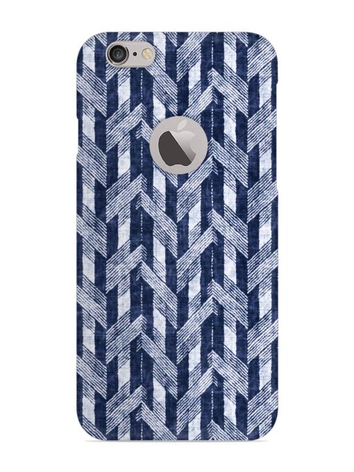 Abstract Herringbone Motif Snap Case for Apple Iphone 6 (Logo Cut)