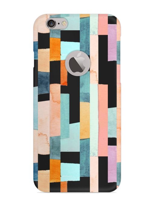 Geometric Seamless Pattern Snap Case for Apple Iphone 6 (Logo Cut)