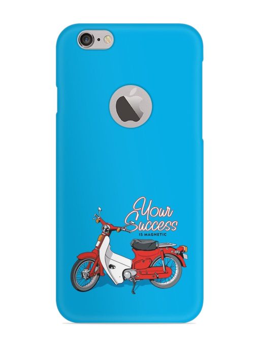 Motorcycles Image Vector Snap Case for Apple Iphone 6 (Logo Cut) Zapvi