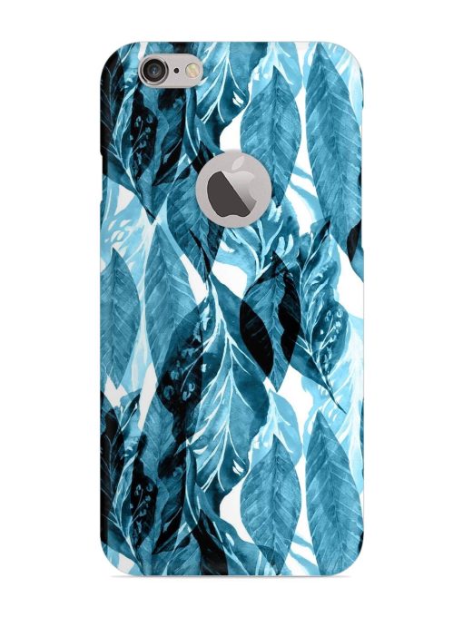 Leaves Pattern Jungle Snap Case for Apple Iphone 6 (Logo Cut)