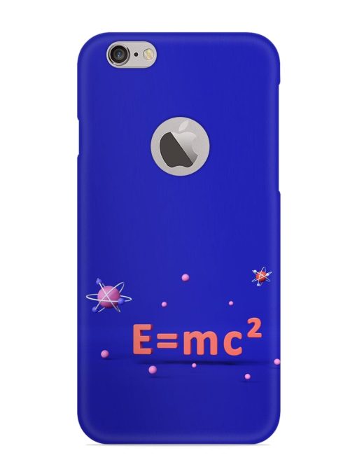 Formula Relativity Equation Snap Case for Apple Iphone 6 (Logo Cut) Zapvi